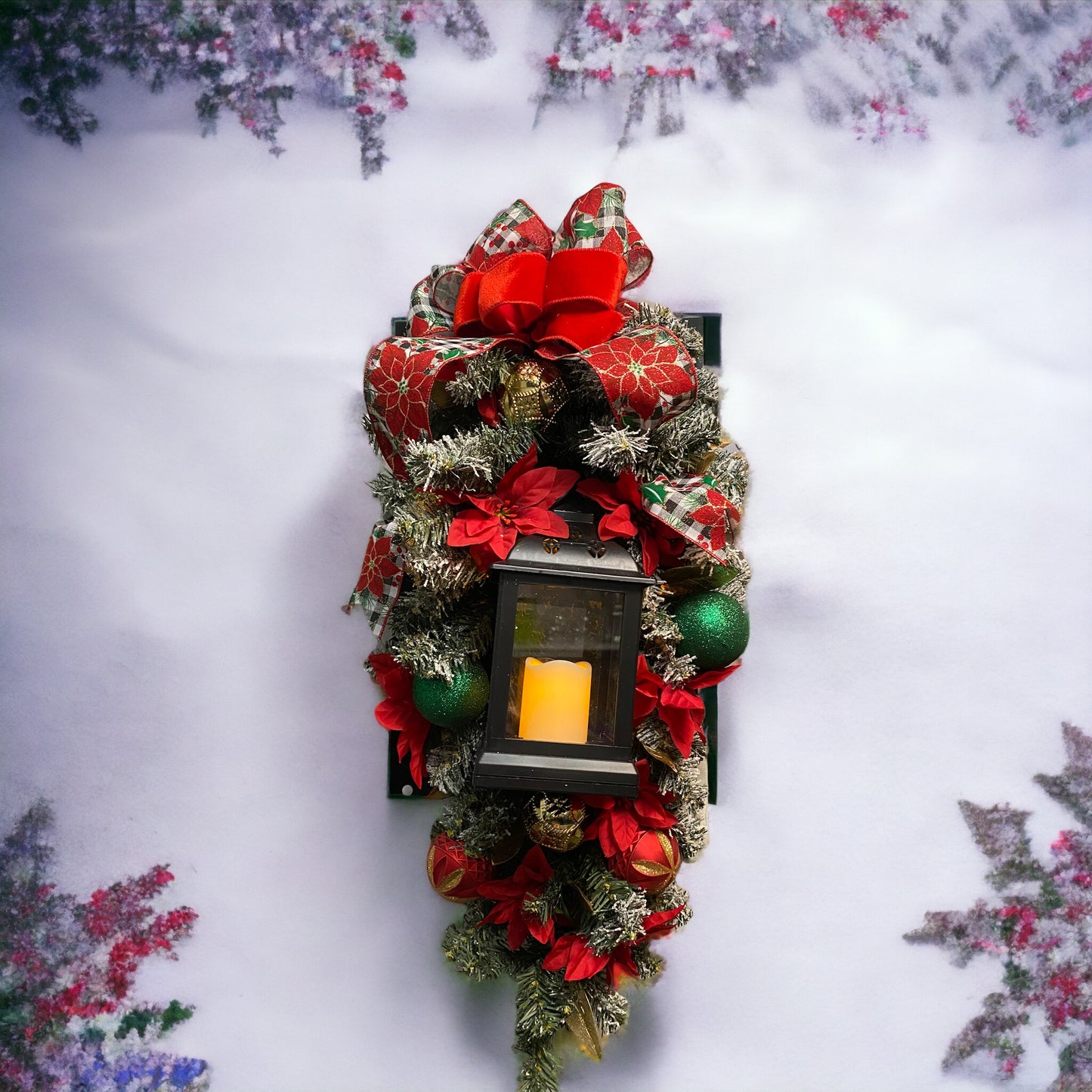 Christmas Lantern Swag