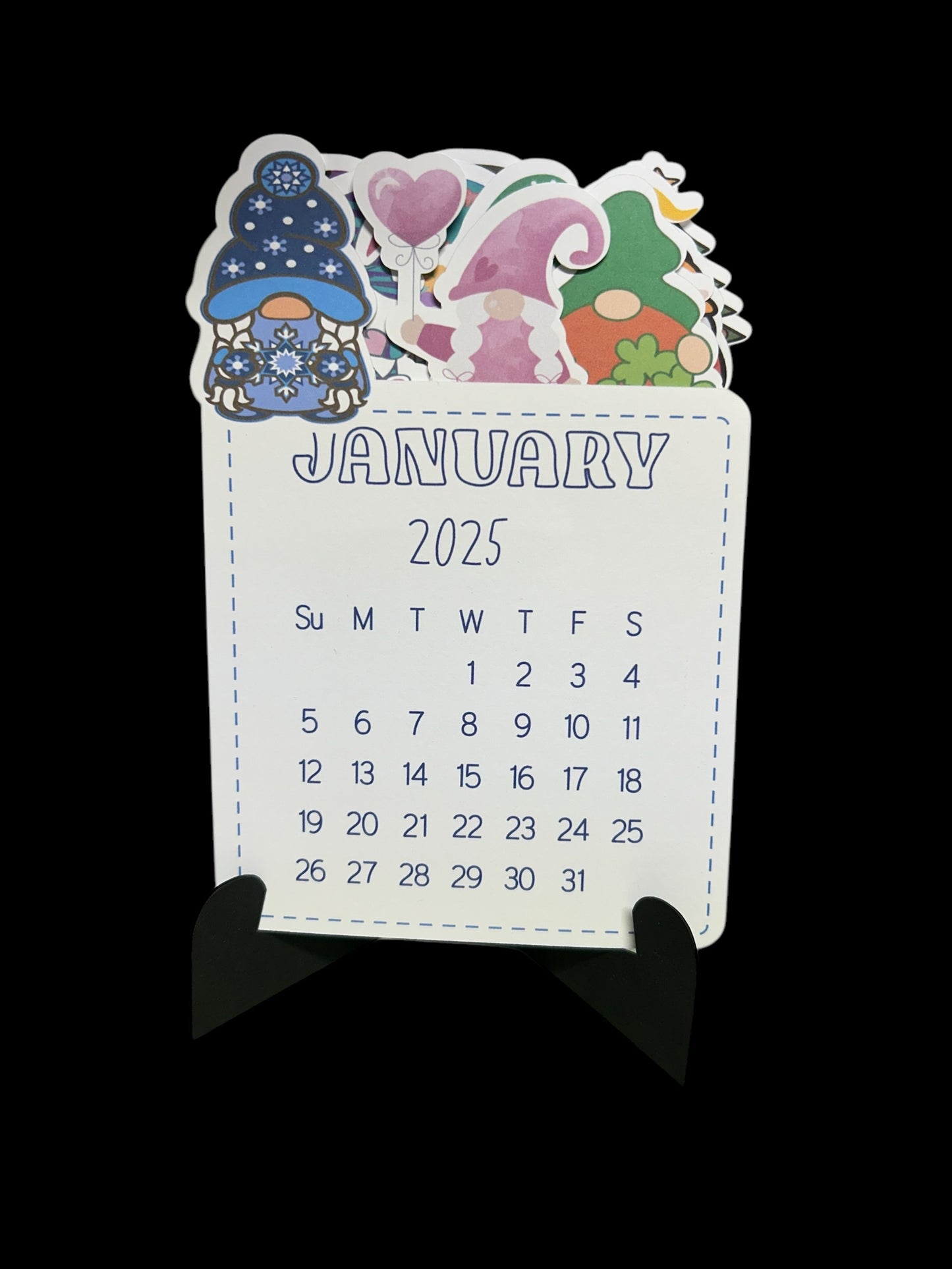 Gnome 2025 Desk Calender