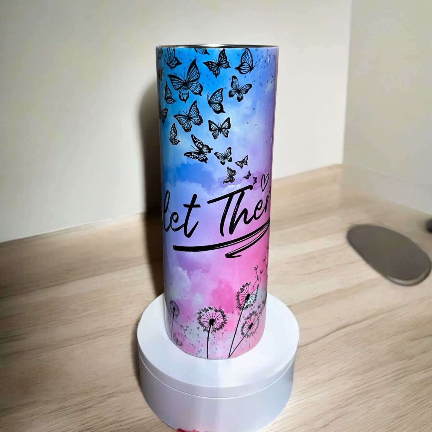 "Let Them" Inspirational Quote Tumbler – 20 oz Stainless Steel