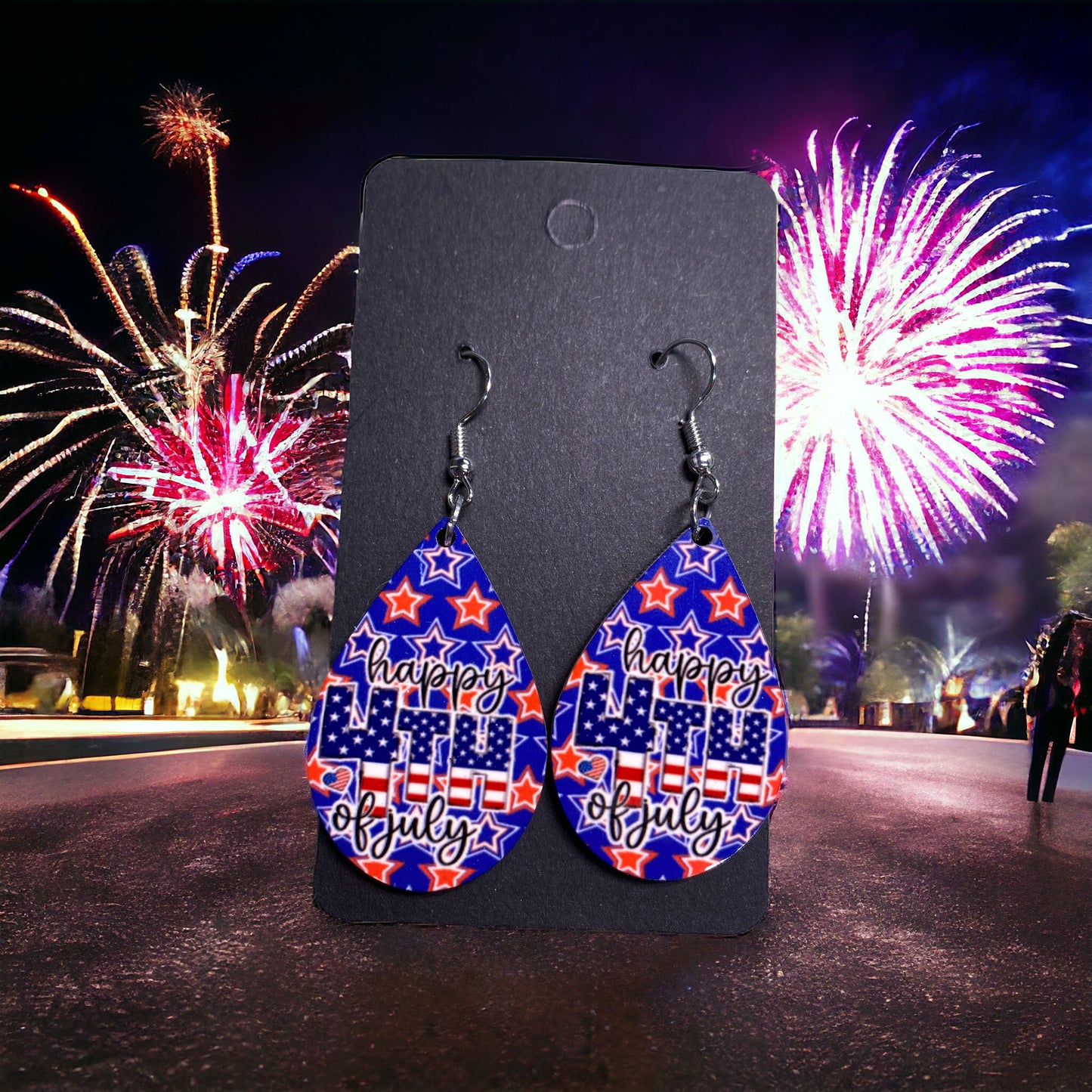4th Of July Earrings