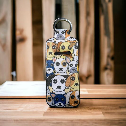 Dog Keychain Chapstick Holder