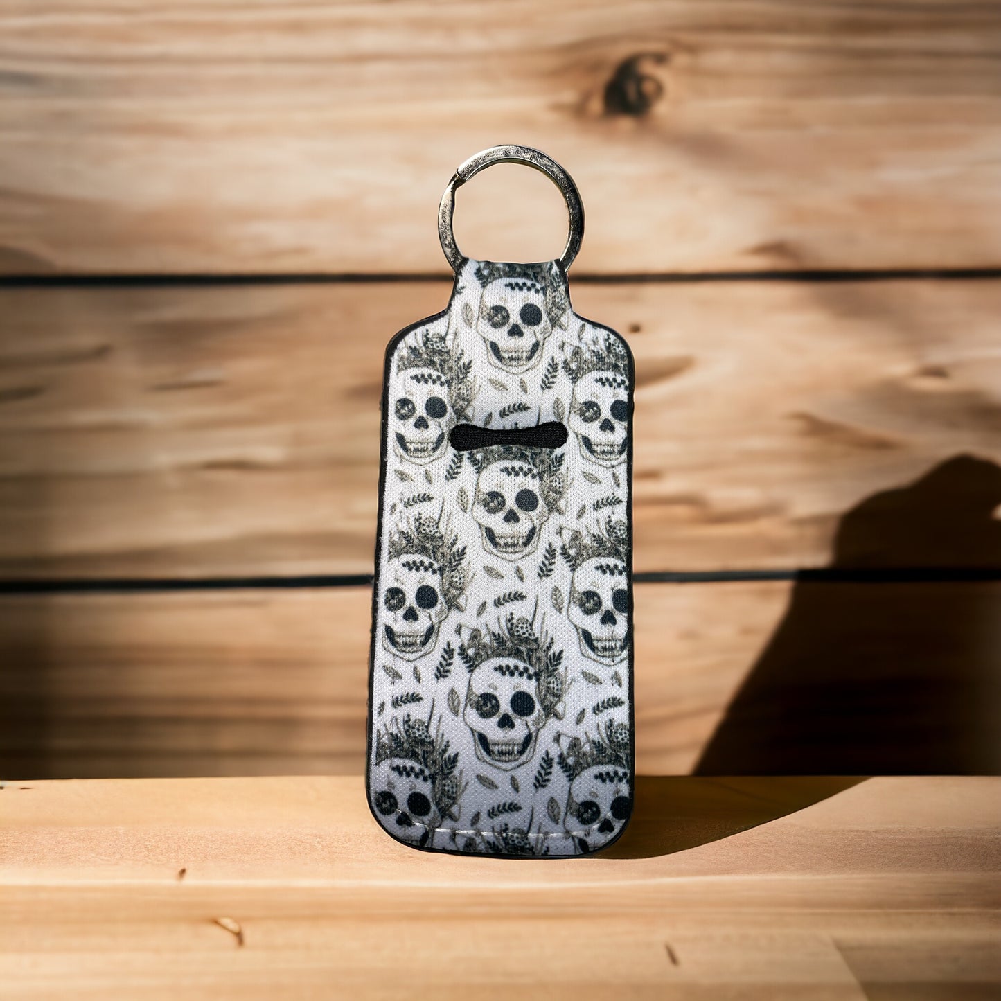 Skeleton Chapstick Keychain Holder