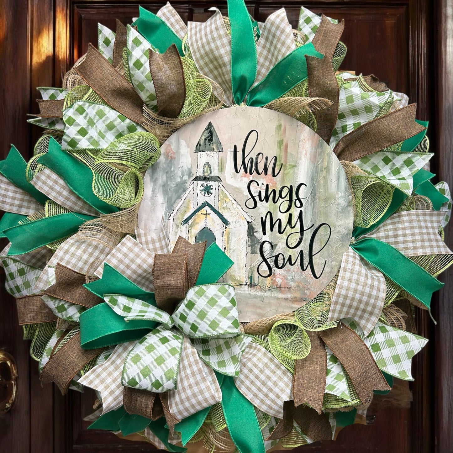 Faith and Farmhouse Charm – Then Sings My Soul Wreath