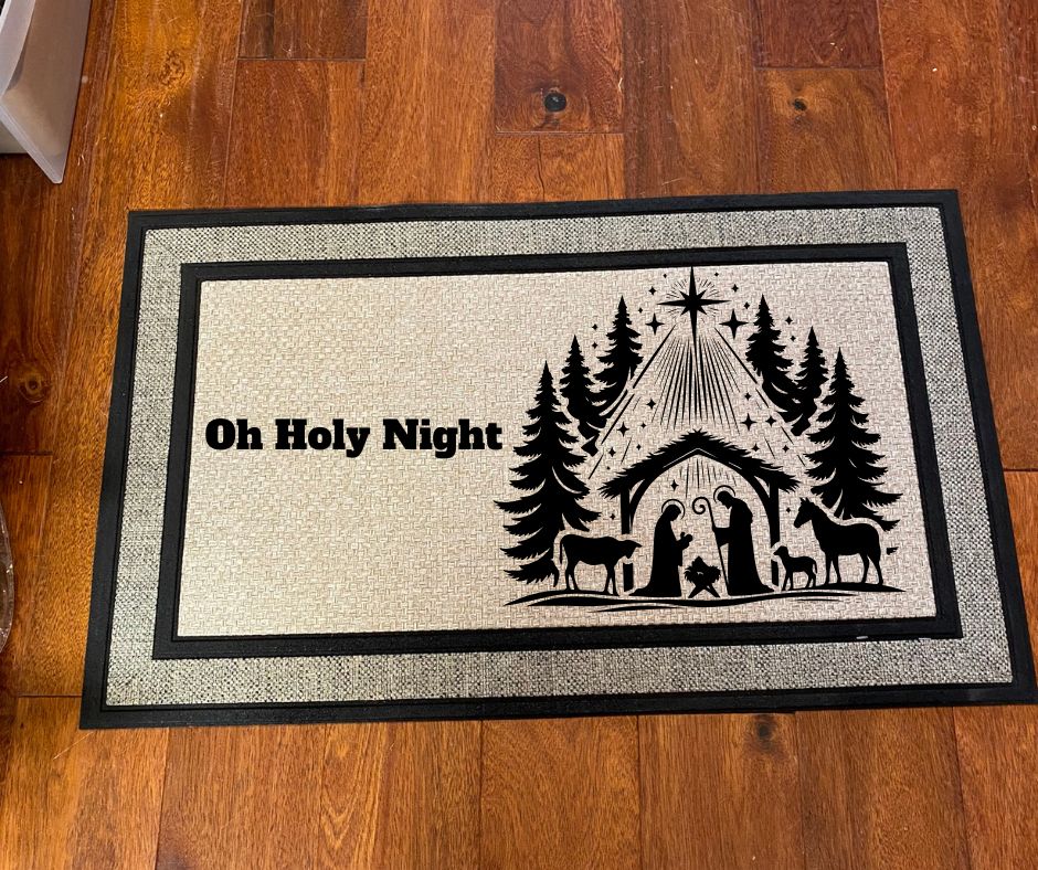 Oh Holy Night Doormat