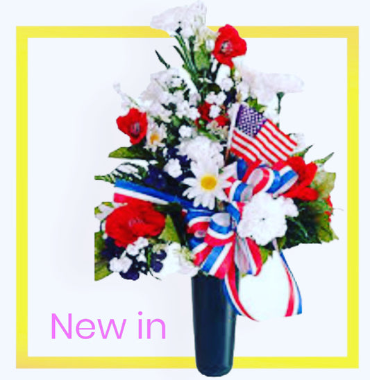 Patriotic Flower Arrangements