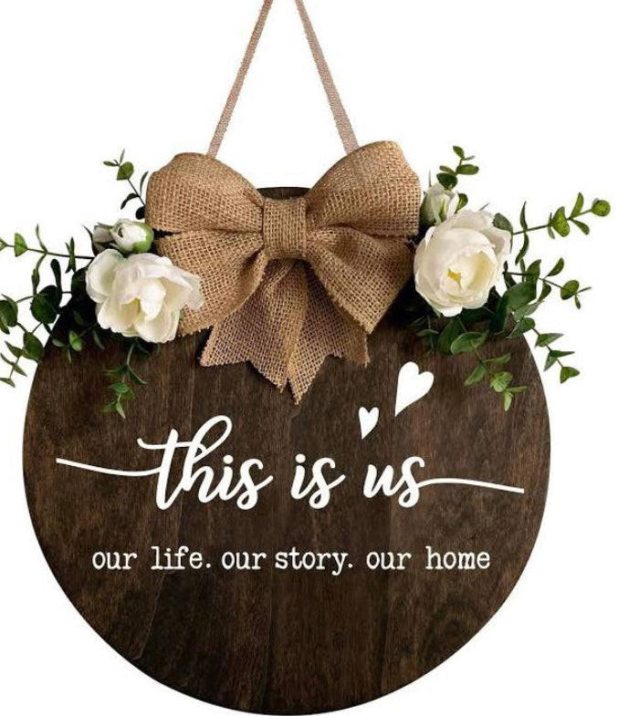 This is us wood door hanger