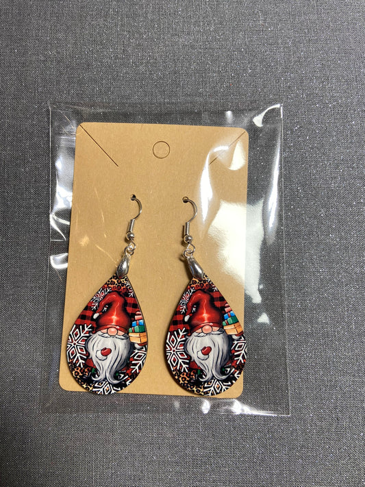 Gnome Christmas Earrings
