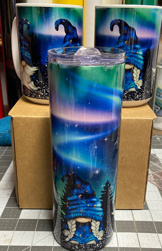 Northern Lights Tumbler/Mug Gift set