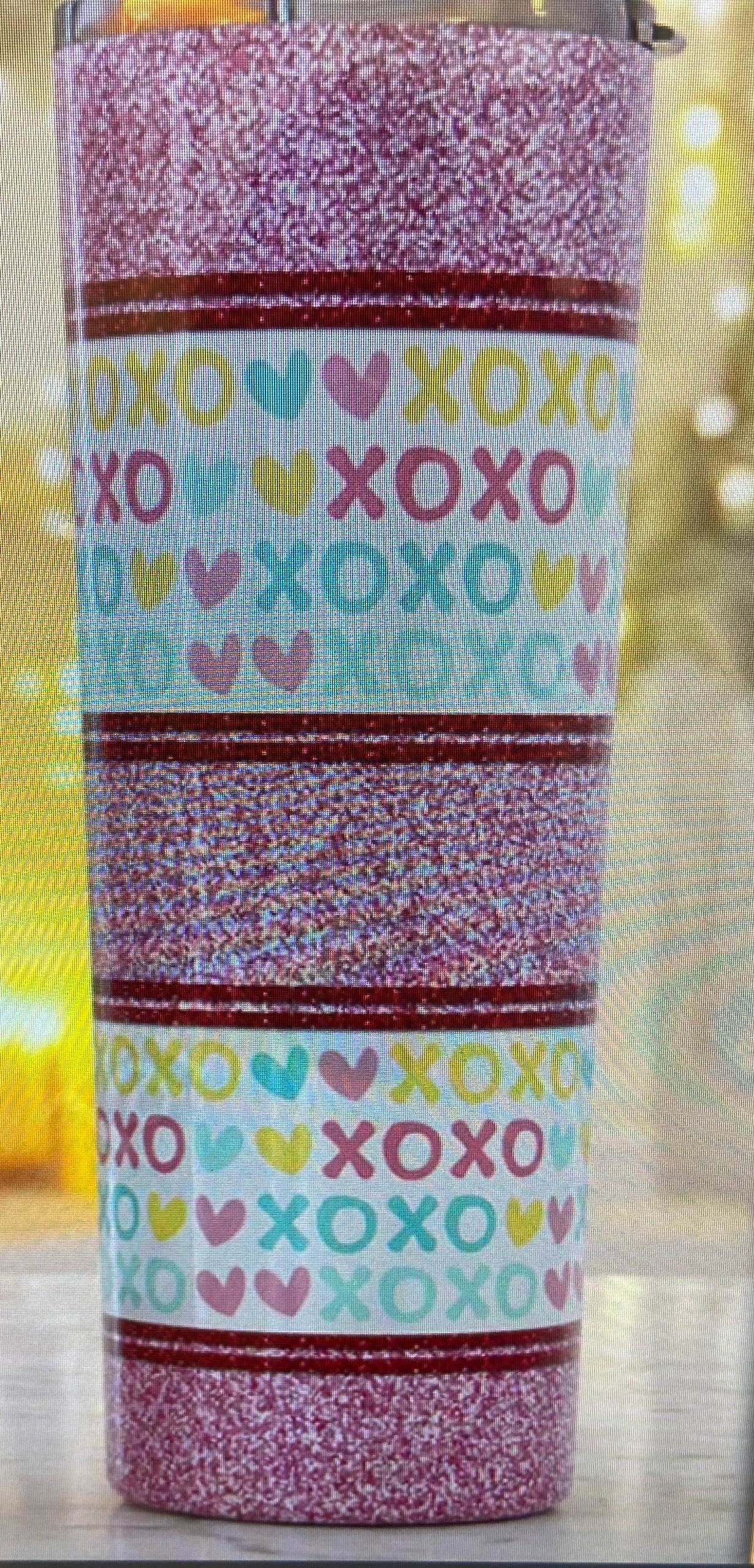 Valentine Hugs and Kisses 20oz Tumbler