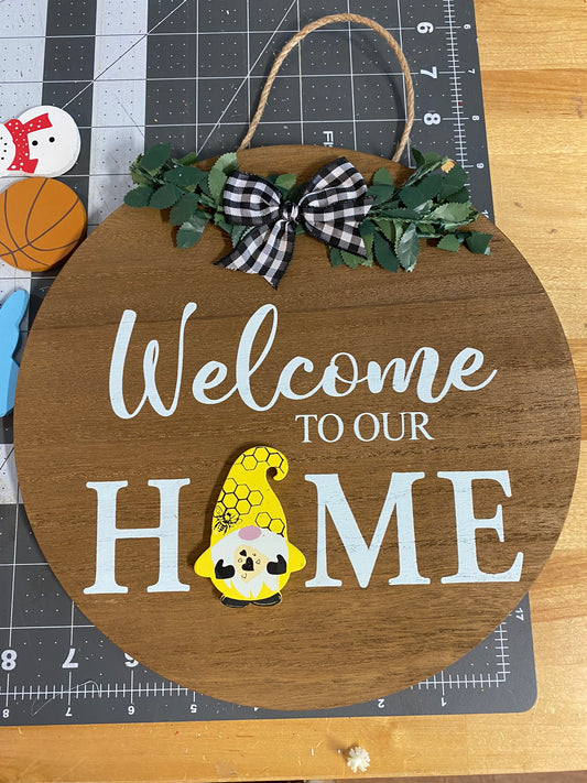 Welcome Home Door Sign