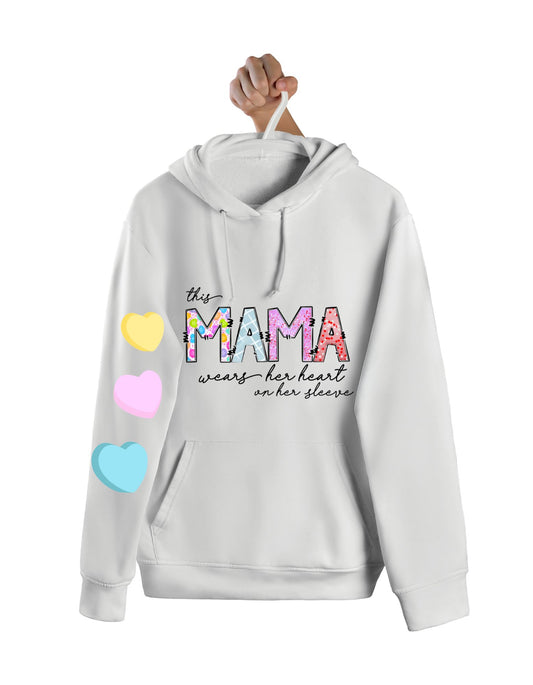 This MAMA sweatshirt with hearts